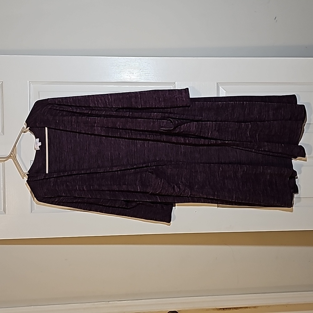 Lularoe Purple Duster Cardigan Pockets!Size XL